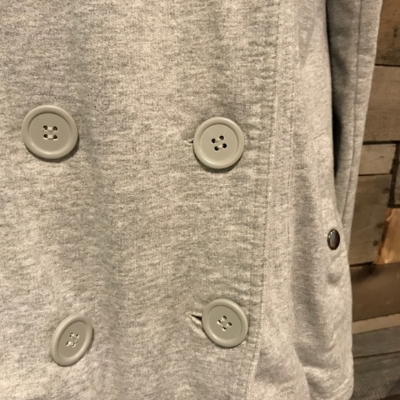 Mossimo Supply Co. | Sweatshirt Material Pea Coat - Picture 4 of 8